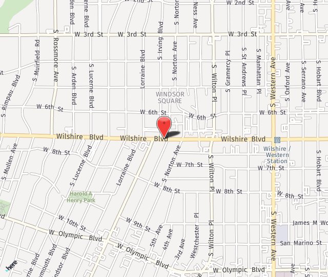 Location Map: 4160 Wilshire Blvd Los Angeles, CA 90010