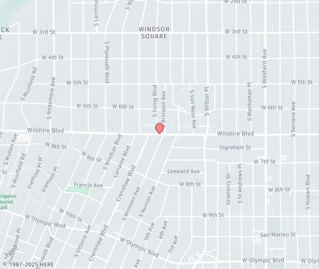 Location Map: 4160 Wilshire Blvd Los Angeles, CA 90010